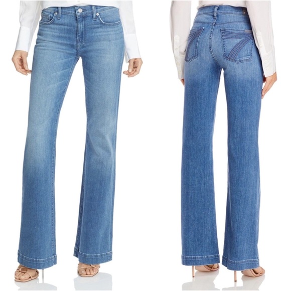 7 For All Mankind Dojo Reston Straight Jean in Black